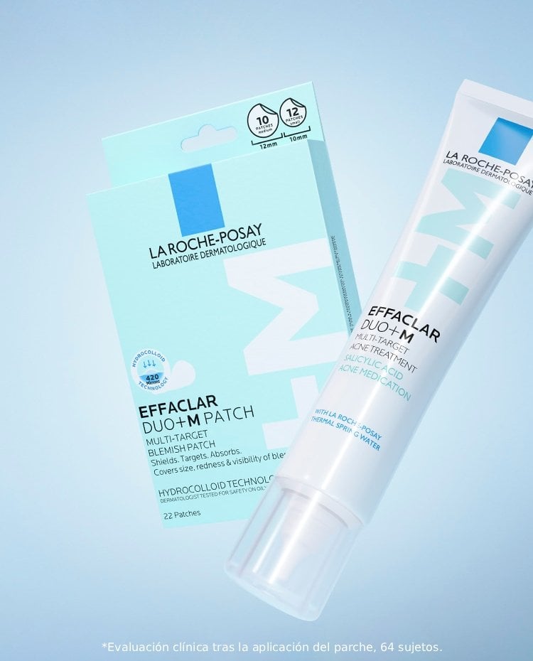 EFFACLAR DUO+M PARCHESREDUCCIÓN VISIBLE DE LOS GRANOS EN 3H*